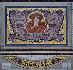Alegorie podzimu, Antverpy kolem 1900
