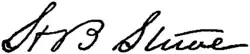 Harriet Beecher Stoweová – podpis