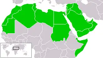 Mapa arabského světa