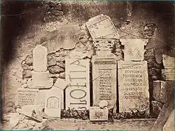 Archeologické nálezy, 1855
