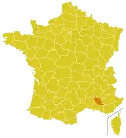 Arcidiecéze avignonská na mapě