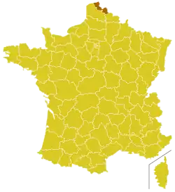 Arcidiecéze lillská na mapě
