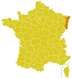 Arcidiecéze štrasburská na mapě