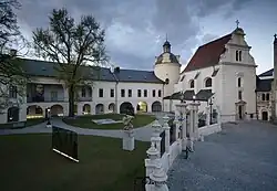 Nádvoří Kapitulního děkanství.