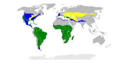 Mapa s rozšířením