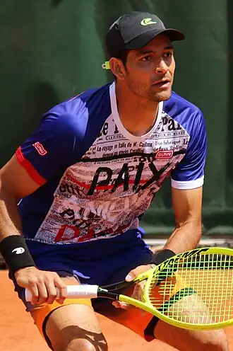 Marcelo Arévalo na French Open 2019