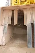 Vytříděné nevhodné zbytky kameniva