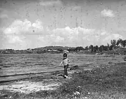 přehradní jezero v roce 1979