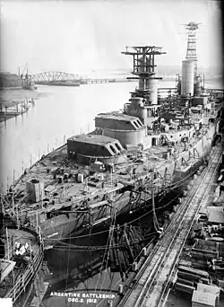 Argentinská bitevní loď třídy Rivadavia, 1912
