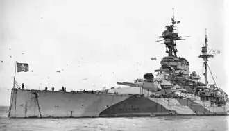 Royal Sovereign už jako Archangelsk, 1944