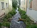 Levé rameno Fichtenohe protékající městem Pegnitz