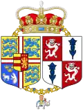 Erb princezny Alexandry (1995–2005).