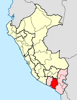 Arcidiecéze Arequipa na mapě