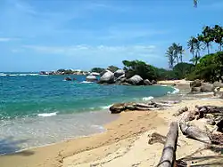Útesy v Národním parku Tayrona