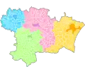 Arrondissement Limoux od 1800 do 1926 (zelené)