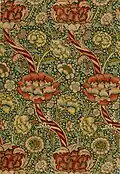 Chintz dezinatéra Morrise z roku 1897