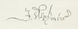 Jean Alphonse – podpis
