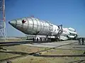 Proton-M přepraven na starovní rampu