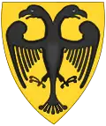 13. století (znak Oty IV. v letech 1209–1218 přisouzený Chronica Majora)