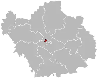 Kanton na mapě departementu Aube