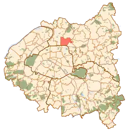 Aubervilliers na mapě