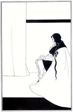 Ilustrace Aubreyho Beardsleye z r. 1894.