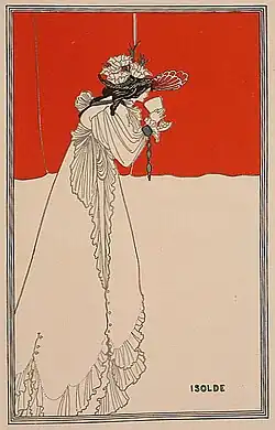 Isolde ilustrace (1895)