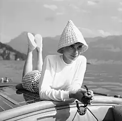 Audrey Hepburnová na lodi, Bürgenstock