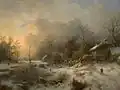 A. F. Piepenhagen Zimní krajina (1850)