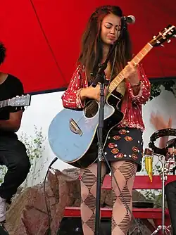Aura Dione v Gæstgiverenu v roce 2010