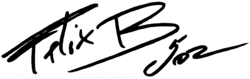 Felix Baumgartner – podpis