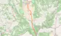 Autostrada Arben Xhaferi Map (May 2017)