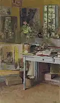 Zátiší na modrém stole (1932)