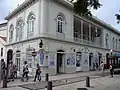 Hotel Ritz ve Funchalu ozdobený azulejos.