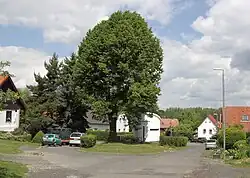 náves v Bílce