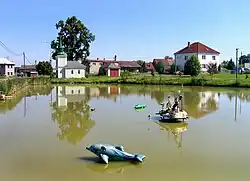 Rybník na horní návsi v Bitouchově