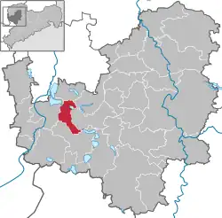 Böhlen na mapě