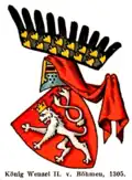 Podoba znaku za Václava II., sborník Adolfa Matthiase Hildebrandta