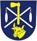 Znak obce Býkov-Láryšov