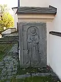 Náhrobní kámen z roku 1595