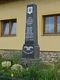 Běleč, památník 1. světové války