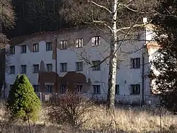 demolice lázní v únoru 2020