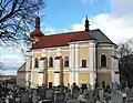 Kostel svatého Jana Křtitele v Běstvině v roce 2019