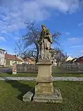 Březí - socha sv. Jana Nepomuckého 01.jpg