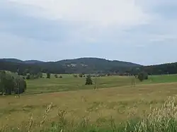 Území zaniklé vesnice Březová Lada
