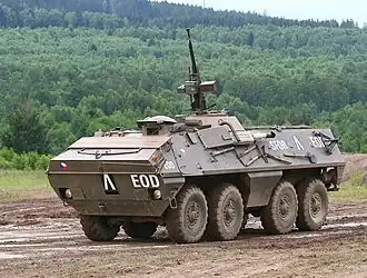 muzejní OT-64 v barvách AČR, mise SFOR