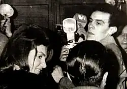 Rino Barillari a Jacqueline Kennedyová Onassisová, Via Veneto, 1964