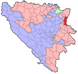 Zvornik na mapě