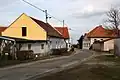 Předbojská ulice na severu Baštěku