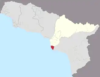 Babyšira na mapě